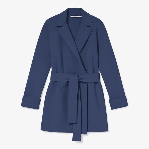 M.M. Lafleur The Merritt Jardigan Jacket Plus Size +1 Baltic blue 41033 - Picture 1 of 13